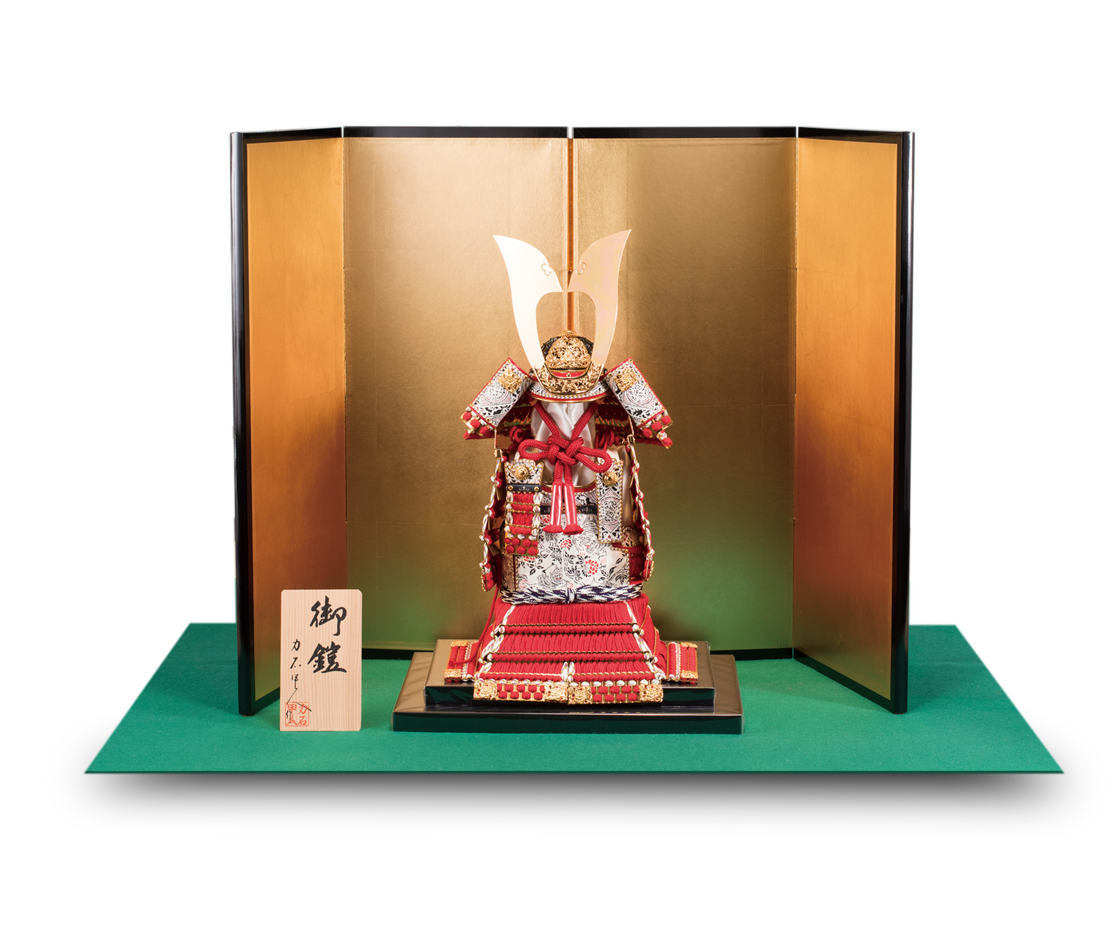 kuma様専用力石甲人 兜 1/3 純金鍍金 紫糸威 - メルカリ